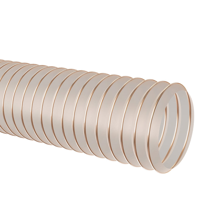 Absaugschlauch 0,4 mm - mit integrierter Federstahlspirale - Meterware