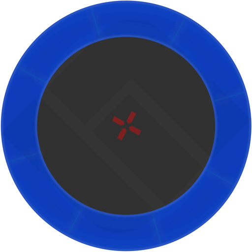 Trampolin Randabdeckung PREMIUM - Extra breite 35 cm Federabdeckung mit blauer Polsterung für mehr Sicherheit.