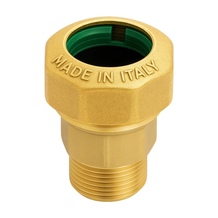 PE Rohr Verschraubung Messing - Klemmverbinder Fitting Muffe für PE-Rohre