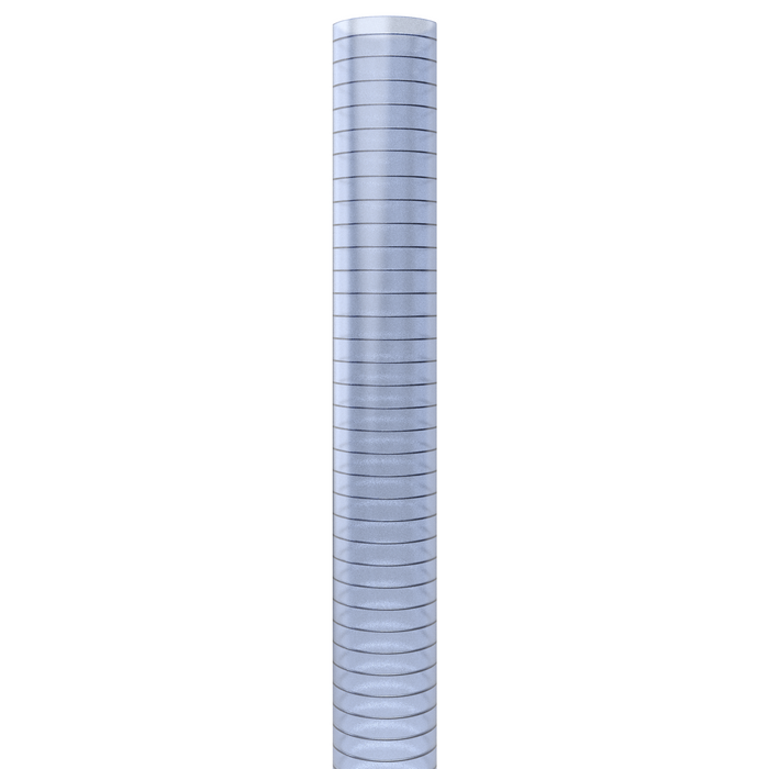 Saugschlauch (Lebensmittelkonform) transparent - mit integrierter Stahlspirale - Meterware