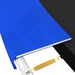 Trampolin Randabdeckung PREMIUM - Extra breite 35 cm Federabdeckung mit blauer Polsterung und Feder