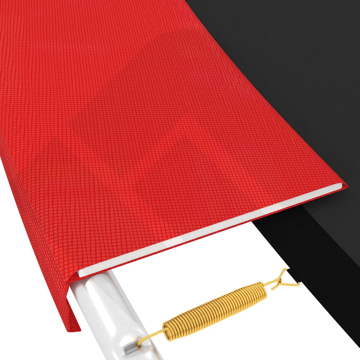 Extra breite Randabdeckung Trampolin in rot