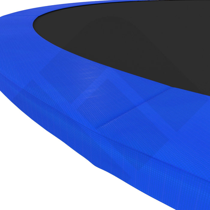 Trampolin Randabdeckung PREMIUM - Extra breite 35 cm Federabdeckung in Blau, optimaler Schutz für Trampolin.